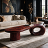 Zephorin Handcrafted Solid Wood Coffee Table Mahogany - TimbeRustic Coffee Table