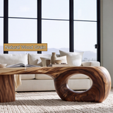 Zephorin Handcrafted Solid Wood Coffee Table - TimbeRustic Coffee Table