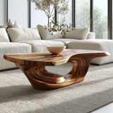 Zeravon Handcrafted Solid Wood Coffee Table - Timberustic Coffee Table