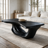 Zeravon Handcrafted Solid Wood Coffee Table Black - Timberustic Coffee Table