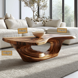 Zeravon Handcrafted Solid Wood Coffee Table - Timberustic Coffee Table