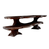 Timeless Craftsmanship Solid Wood Live Edge TV Cabinet