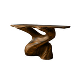Torrenta Sculpted Solid Wood Console Table