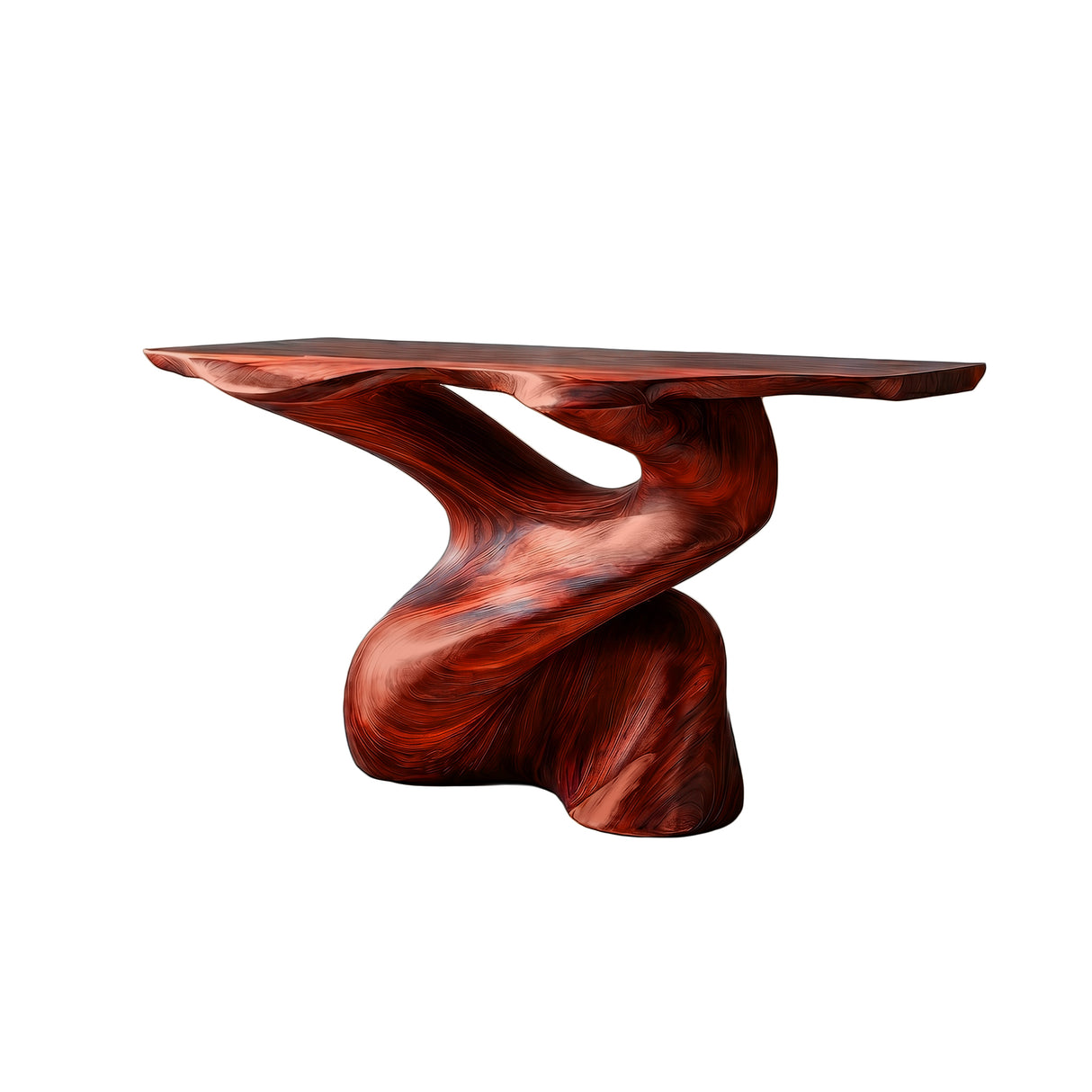 Torrenta Sculpted Solid Wood Console Table