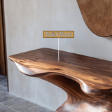 Torrenta Sculpted Solid Wood Console Table