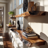 Torvane Live Edge Solid Wood Floating Shelf SPA354359 - Timberustic Floating Shelf