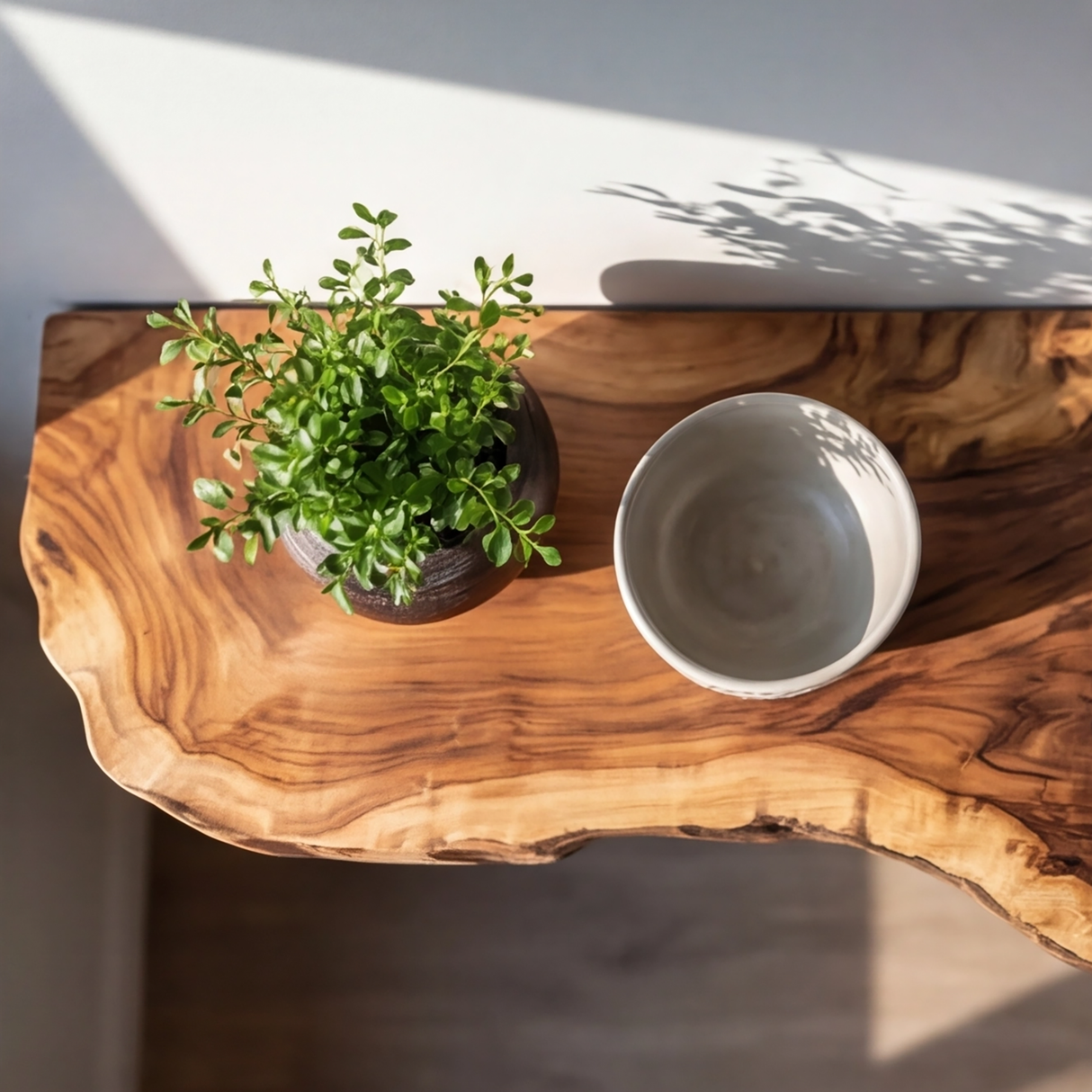 Torvello Live Edge Solid Wood Floating Shelf SPA965832 - Timberustic Floating Shelf