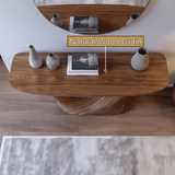 Torvethra Sculpted Solid Wood Console Table - Timberustic Console Table