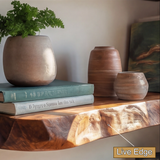 Torvyn Live Edge Solid Wood Floating Shelf SPA302306 - Timberustic Floating Shelf