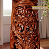 Trevion Solid Wood Pedestal Stand - Timberustic Pedestal Stand