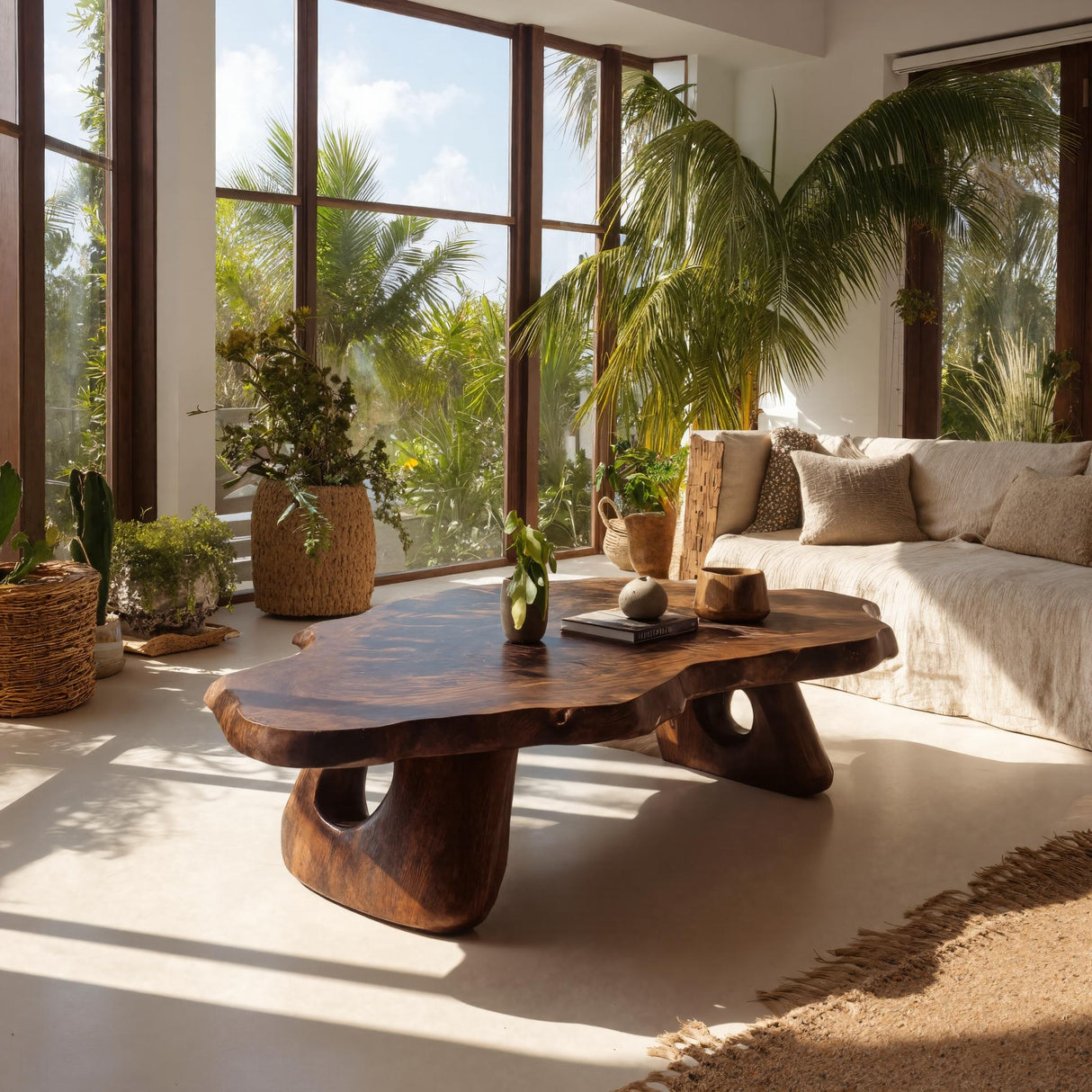 Tropika Sculpted Live Edge Coffee Table