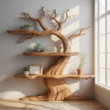 Trunkline Solid Wood Tree Bookshelf
