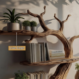 Trunkline Solid Wood Tree Bookshelf - Timberustic Tree Bookshelf