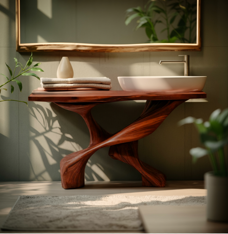 Twineflow Solid Wood Bathroom Vanity