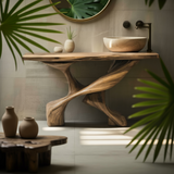 Twineflow Solid Wood Bathroom Vanity