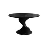 Twistcrest Solid Wood Round Dining Table
