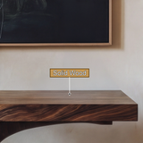 Vaelith Sculpted Solid Wood Console Table - Timberustic Console Table