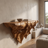 Vaelmont Handcrafted Mountain Floating Shelf - Timberustic Floating Shelf
