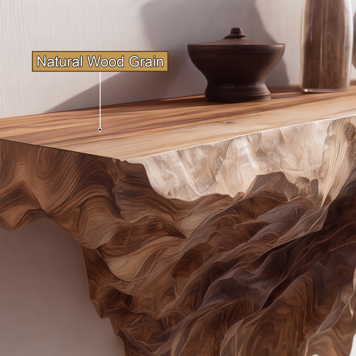 Vaelmont Handcrafted Mountain Floating Shelf