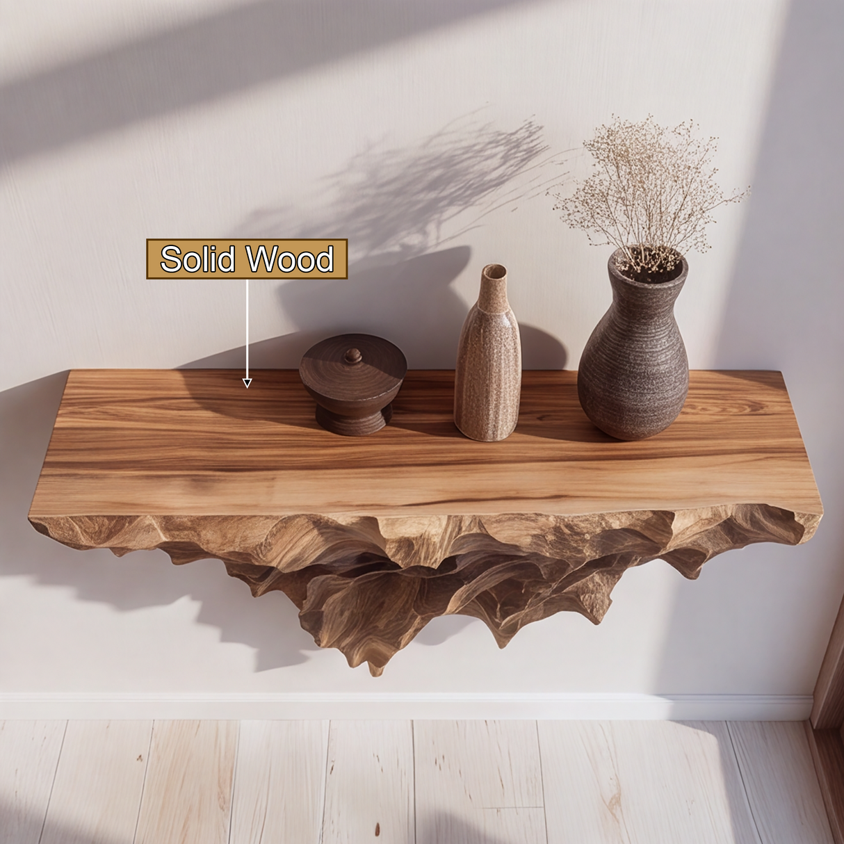 Vaelmont Handcrafted Mountain Floating Shelf