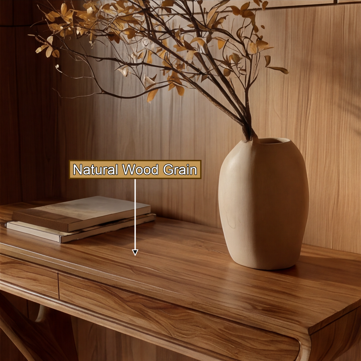 Vaelmyr Sculpted Solid Wood Console Table SPA253131