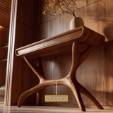 Vaelmyr Sculpted Solid Wood Console Table SPA253131