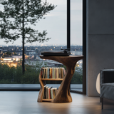 Vaelnor Handcrafted Solid Wood Record Player Stand SPA664230