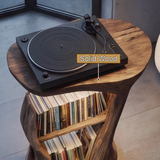 Vaelnor Handcrafted Solid Wood Record Player Stand SPA664230