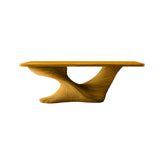Vaelnora Sculpted Solid Wood Console Table Teak - Timberustic Console Table