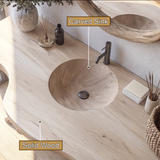 Vaelor Rootform Solid Wood Freestanding Bathroom Vanity - Timberustic Freestanding Bathroom Vanity