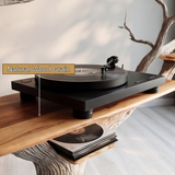 Vaeloran Handcrafted Solid Wood Tree Record Player Stand SPA321584 - Timberustic Record Player Stand With Storage
