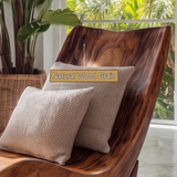 Vaeloris Handcrafted Sculpted Solid Wood Chaise Lounge