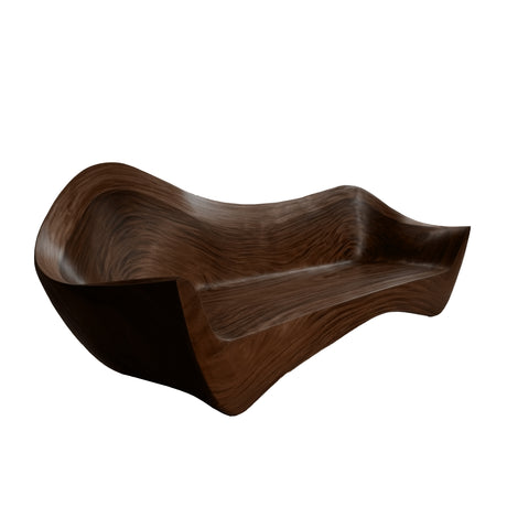 Vaeloris Solid Wood Sculpted Sofa Dark Walnut - Timberustic Sofa