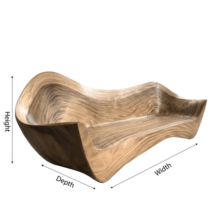 Vaeloris Solid Wood Sculpted Sofa - Timberustic Sofa