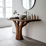 Vaelorn Treeform Solid Wood Freestanding Bathroom Vanity - Timberustic Freestanding Bathroom Vanity