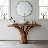 Vaelorn Treeform Solid Wood Freestanding Bathroom Vanity - Timberustic Freestanding Bathroom Vanity