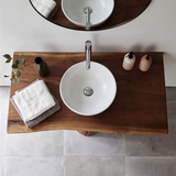 Vaelorn Treeform Solid Wood Freestanding Bathroom Vanity - Timberustic Freestanding Bathroom Vanity