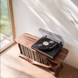 Vaelric Handcrafted Solid Wood Record Player Stand SPA032456