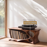Vaelric Handcrafted Solid Wood Record Player Stand SPA032456