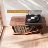 Vaelric Handcrafted Solid Wood Record Player Stand SPA032456