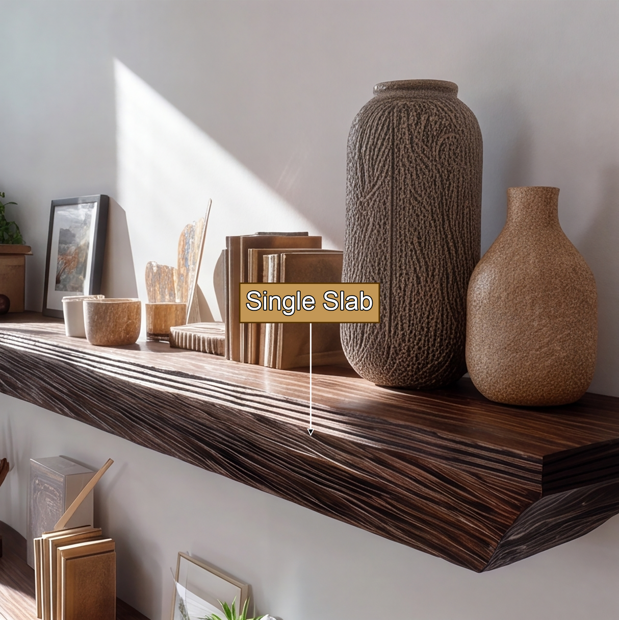 Vaelric Sculpted Fireplace Mantel Shelf SPA579335