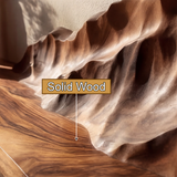 Vaelric Sculpted Solid Wood Mountain Floating Shelf - Timberustic Floating Shelf