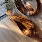 Vaelrith Sculpted Solid Wood Console Table - Timberustic Console Table