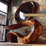 Vaelrith Sculpted Solid Wood Console Table - Timberustic Console Table