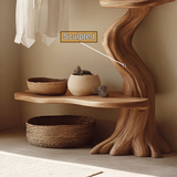 Vaelthorn Handcrafted Solid Wood Entryway Organizer - Timberustic Entryway Organizer