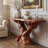 Vaelthorn Sculpted Solid Wood Console Table Mahogany - Timberustic Console Table