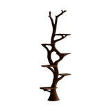 Vaelthorn Sculpted Solid Wood Tree Bookshelf Dark Walnut - Timberustic Tree Bookshelf