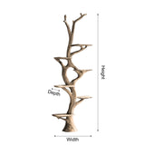 Vaelthorn Sculpted Solid Wood Tree Bookshelf - Timberustic Tree Bookshelf