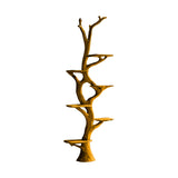 Vaelthorn Sculpted Solid Wood Tree Bookshelf Teak - Timberustic Tree Bookshelf