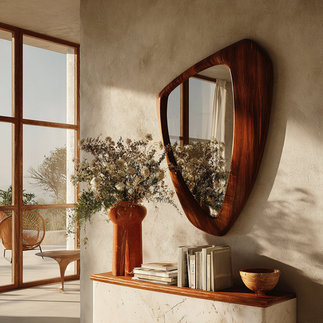 Valdora Handcrafted Solid Wood Mirror - Timberustic Mirror